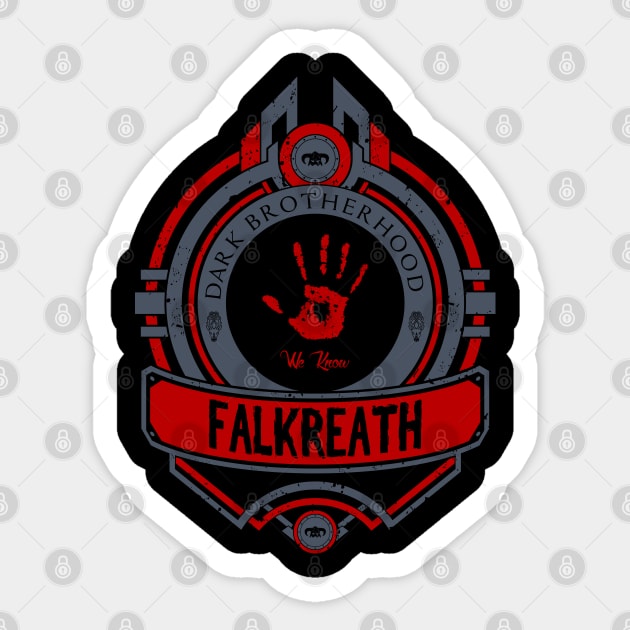 DARK BROTHERHOOD - FALKREATH Sticker by Exion Crew